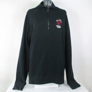 1/2 ZIP MIAMI HEAT SWEATSHIRT.